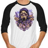 Tropical Ghost - 3/4 Sleeve Raglan T-Shirt