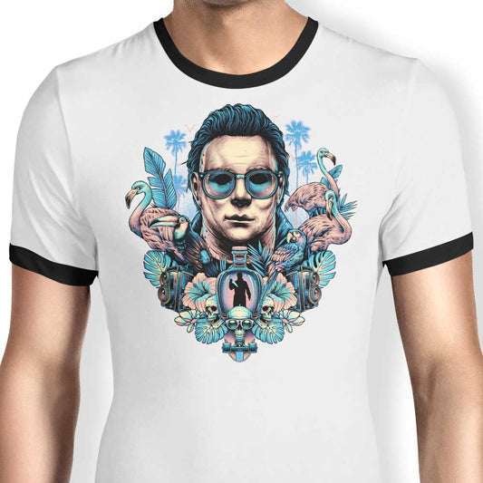 Tropical Slasher - Ringer T-Shirt