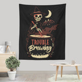 Trouble Brewing - Wall Tapestry