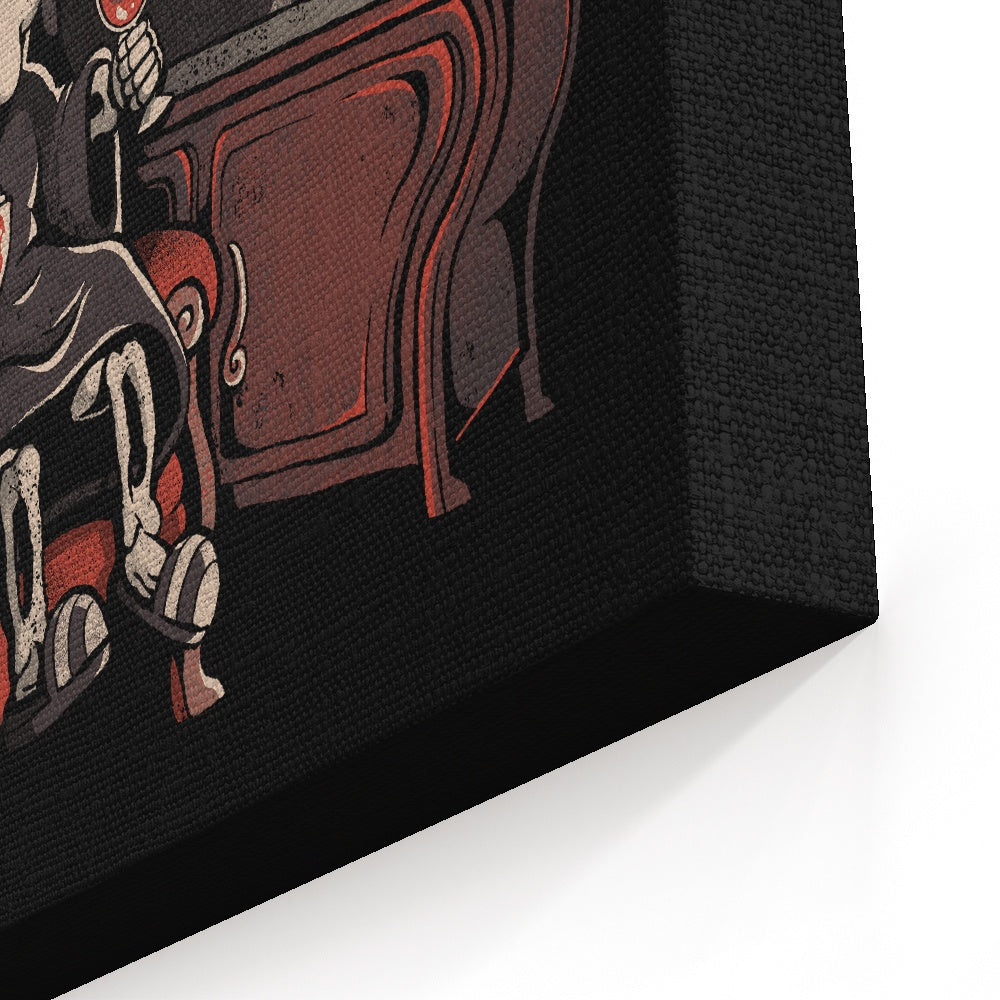 True Crimes and Chill - Canvas Print