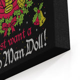 Turboman Sweater - Canvas Print