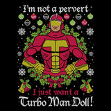 Turboman Sweater - Canvas Print