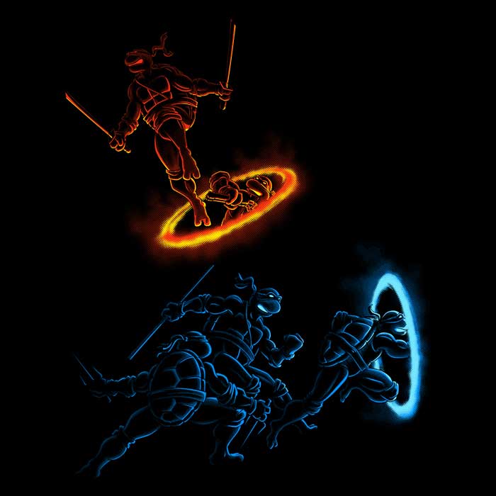 Turtle Portal - Shower Curtain