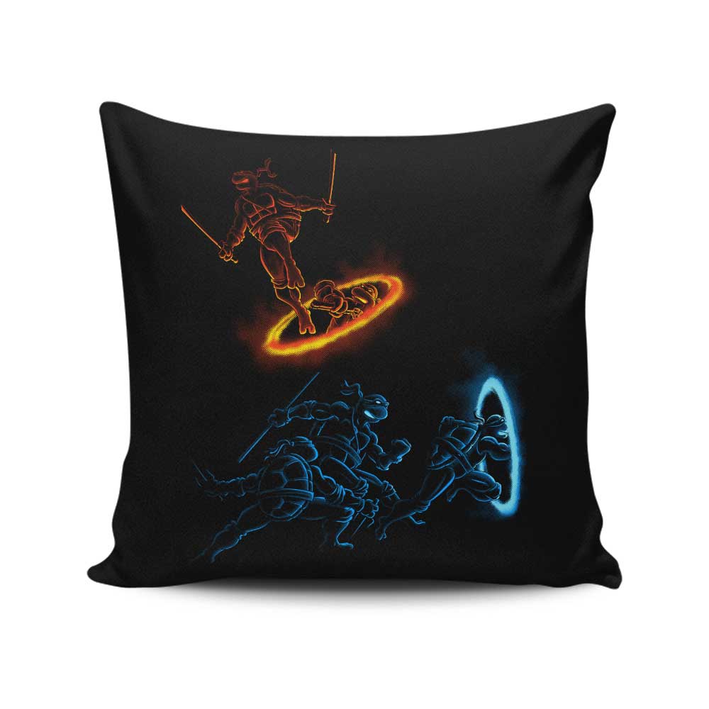 Turtle Portal - Throw Pillow