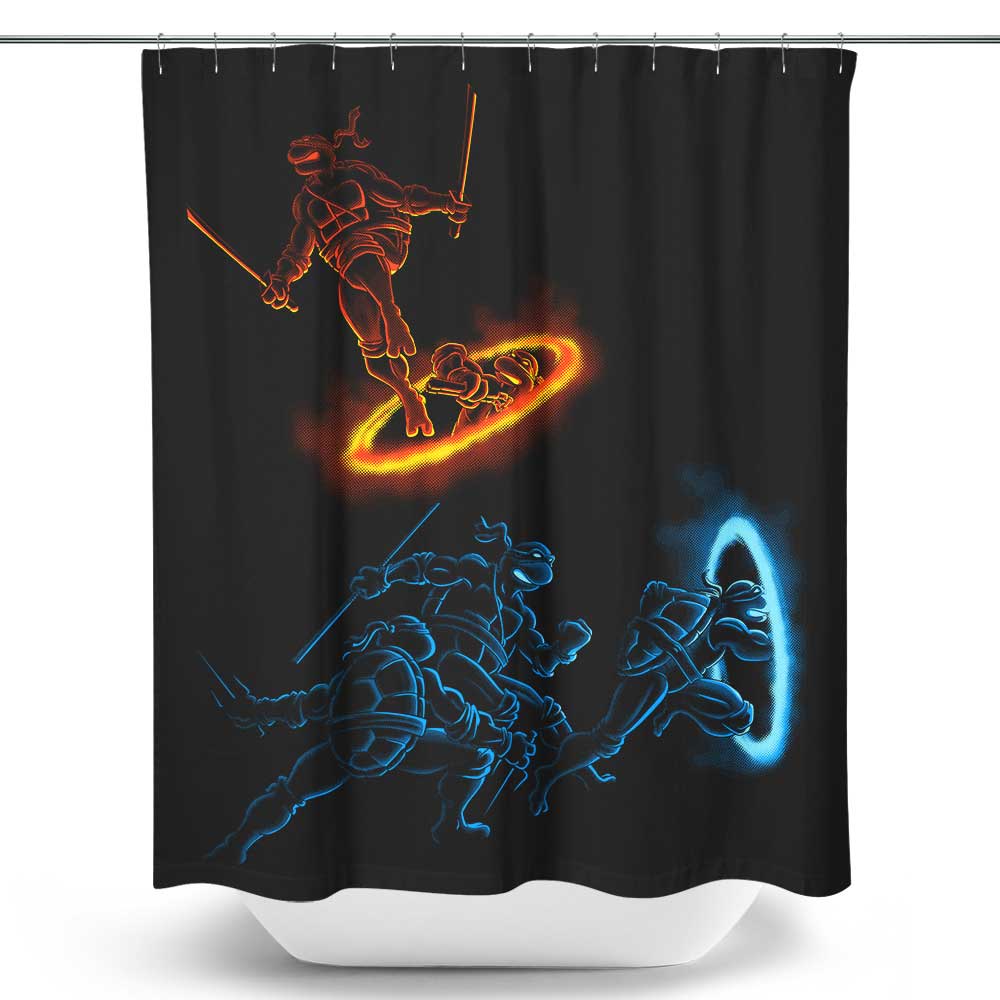Turtle Portal - Shower Curtain