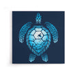 Turtle Silhouette - Canvas Print