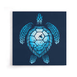 Turtle Silhouette - Canvas Print