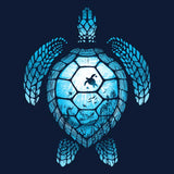 Turtle Silhouette - Fleece Blanket