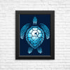 Turtle Silhouette - Posters & Prints