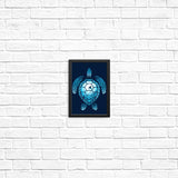 Turtle Silhouette - Posters & Prints