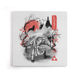 Twilight Sumi-e - Canvas Print