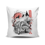 Twilight Sumi-e - Throw Pillow