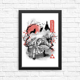 Twilight Sumi-e - Posters & Prints