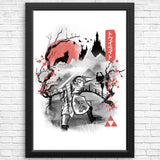 Twilight Sumi-e - Posters & Prints