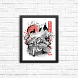 Twilight Sumi-e - Posters & Prints