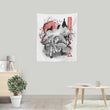 Twilight Sumi-e - Wall Tapestry