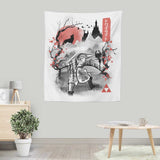 Twilight Sumi-e - Wall Tapestry