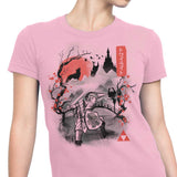 Twilight Sumi-e - Women's Apparel