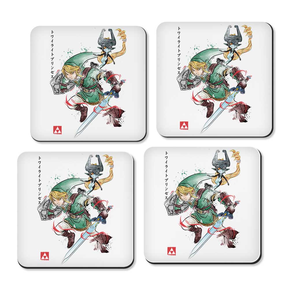 Twilight Watercolor - Coasters