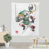 Twilight Watercolor - Wall Tapestry