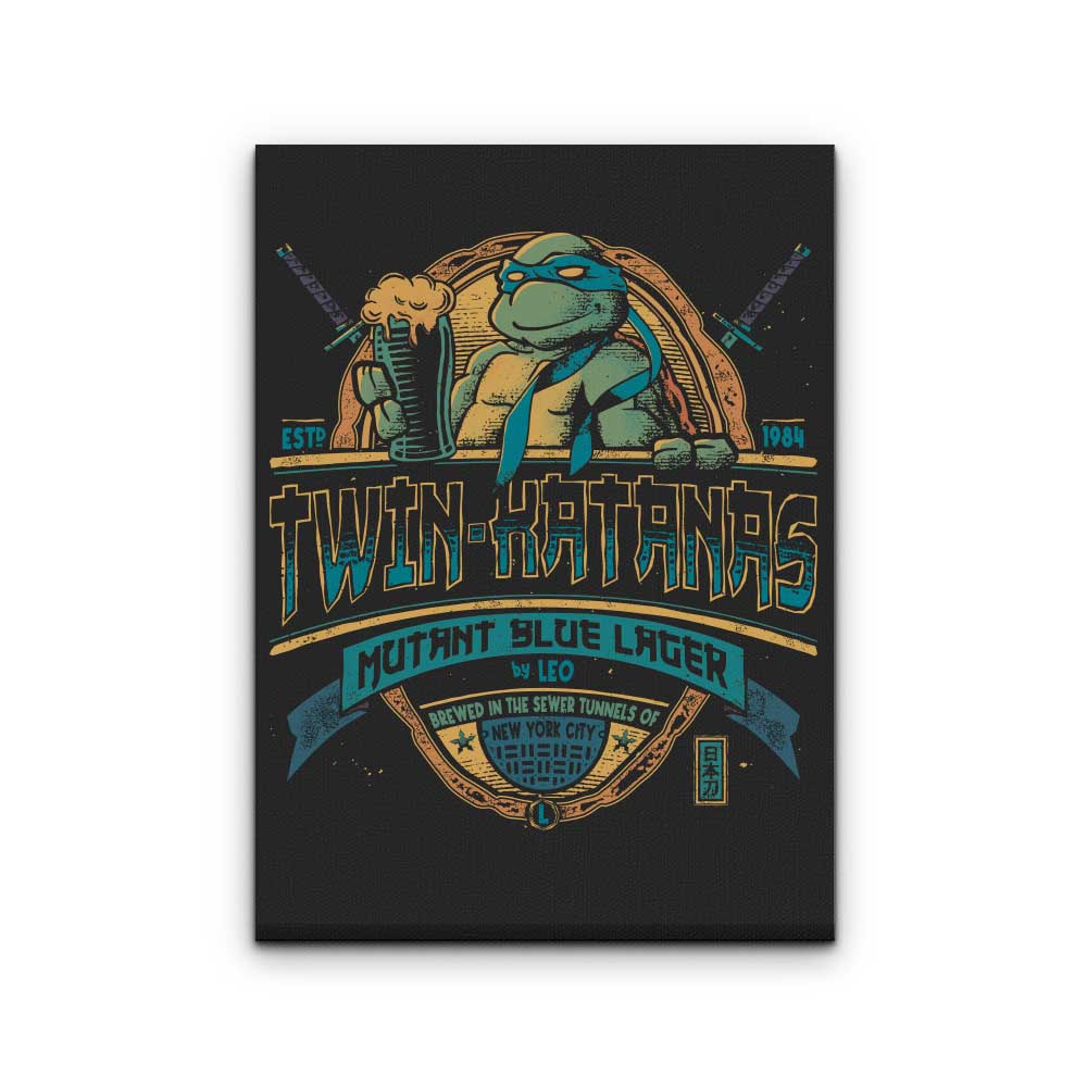 Twin Katanas - Canvas Print