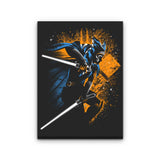 Twin White Blades - Canvas Print