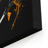 Twin White Blades - Canvas Print