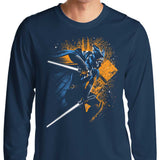 Twin White Blades - Long Sleeve T-Shirt
