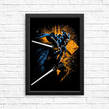 Twin White Blades - Posters & Prints