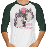 Two Wolves - 3/4 Sleeve Raglan T-Shirt