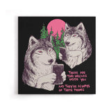 Two Wolves - Canvas Print