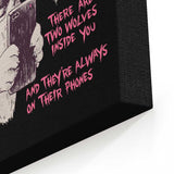 Two Wolves - Canvas Print