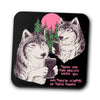 Two Wolves - Coasters
