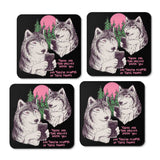 Two Wolves - Coasters