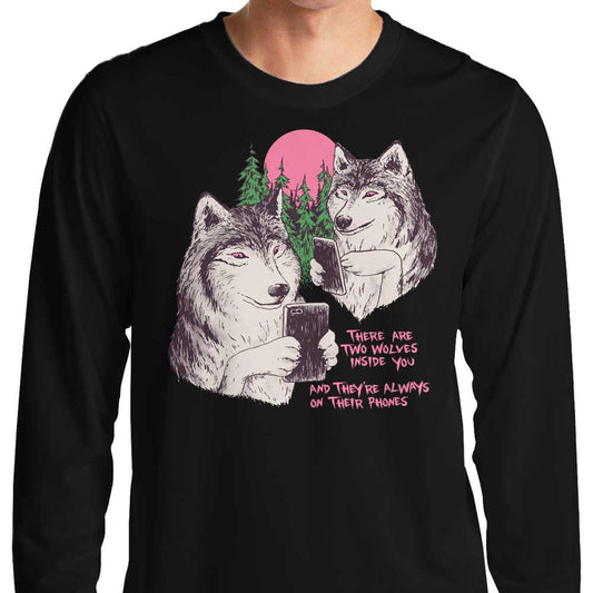 Two Wolves - Long Sleeve T-Shirt