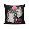 Two Wolves - Throw Pillow