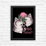 Two Wolves - Posters & Prints