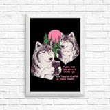 Two Wolves - Posters & Prints