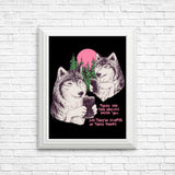 Two Wolves - Posters & Prints