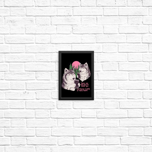 Two Wolves - Posters & Prints