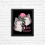 Two Wolves - Posters & Prints