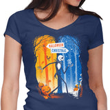 Two Worlds - Women's V-Neck