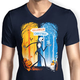 Two Worlds - Men's V-Neck