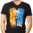 Two Worlds - Men's V-Neck