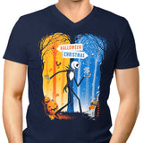 Two Worlds - Men's V-Neck
