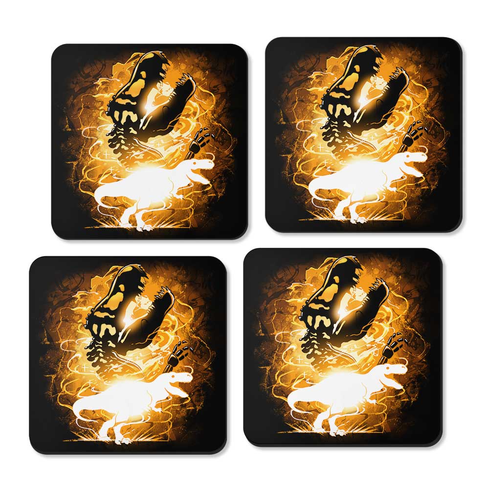Tyrannosaurus Silhouette - Coasters