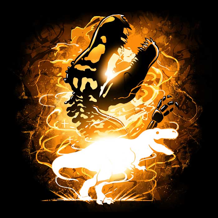 Tyrannosaurus Silhouette - Coasters