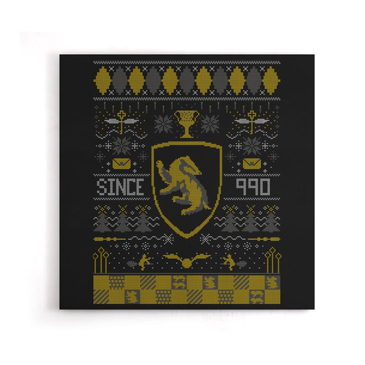 Ugly Badger Sweater - Canvas Print