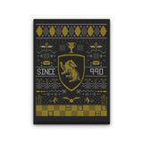 Ugly Badger Sweater - Canvas Print