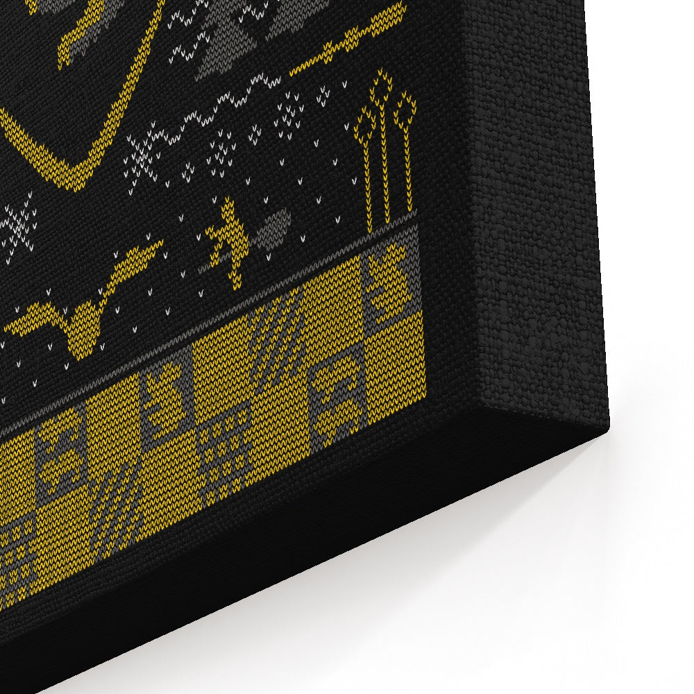 Ugly Badger Sweater - Canvas Print